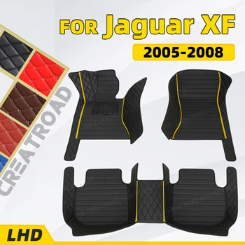 Пользовательские автомобильные коврики для Jaguar XJ 2005 2006 2007 2008 автомобильные подушечки для ног автомобильный ковер