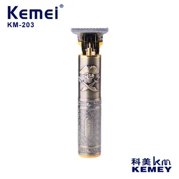 Kemei Km-203 2022, Горячая распродажа, Профессиональная Электрическая машинка для стрижки волос из углеродистой стали