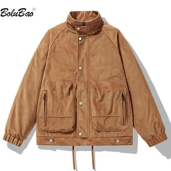 BOLUBAO 2023, уличная повседневная куртка для мужчин, зимнее теплое пальто с капюшоном, Высококачественный дизайн, уличная модная куртка для мужчин