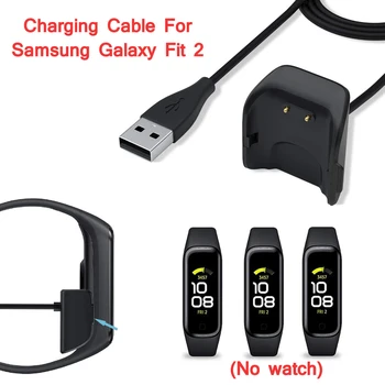USB-кабель для зарядки Samsung Galaxy Fit 2 SM-R220 Зарядное Устройство Замена Смарт-Часов Быстрая Зарядная док-станция для Браслета Galaxy Fit 2