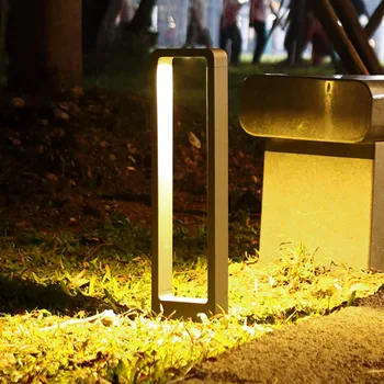 40/60 см Наружный IP54 Водонепроницаемый Дорожный светильник для газона, Алюминиевый Светильник для внутреннего двора Виллы, светильник для паркового столба