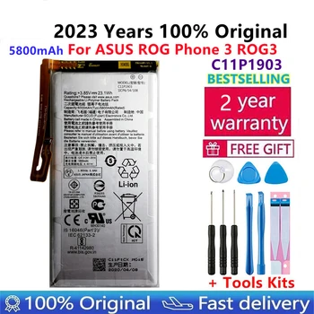 100% Оригинальный Новый Высококачественный Аккумулятор для телефона 6000 мАч C11P1903 Для ASUS ROG Phone 3 ROG3 ZS661KS Bateria Batteries