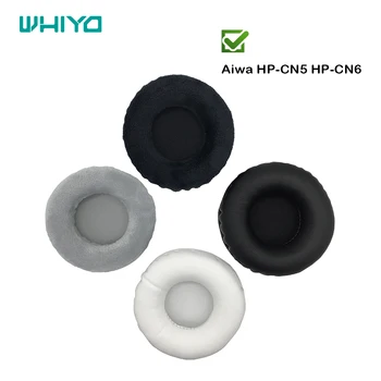 Сменные амбушюры Whiyo для наушников Aiwa HP-CN5 HP-CN6, Бархатный наушник с эффектом памяти, кожаный рукав для наушников