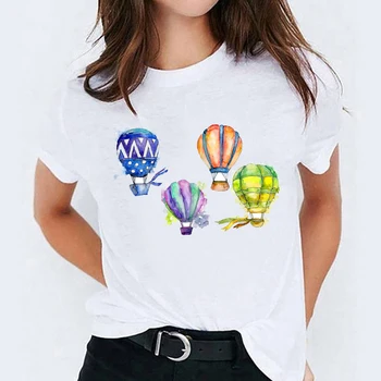 V1014, футболка с милыми животными, Женская винтажная футболка, повседневные футболки с аниме, футболка с рисунком Манги, Женская футболка с рисунком