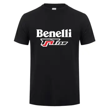 Футболка Benelli TNT 135, мужские летние хлопковые футболки с коротким рукавом, топы, мужские LH-171