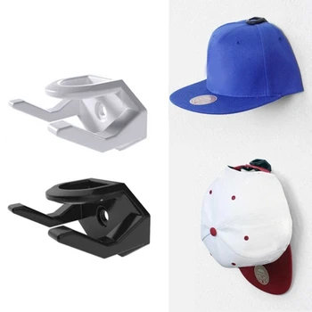 E56C 1 шт./8 шт. настенный держатель для шляпы, простое ожерелье для наушников, клейкий крючок для шляпы
