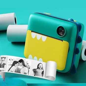 Детская Камера Мгновенной печати Камера Для Детей 1080P Видео Фото Цифровая Камера С Печатной Бумагой Подарок На День Рождения Для Ребенка Девочка Мальчик