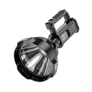 Лампа наружного светодиодного портативного фонаря, лампа-держатель, мощный водонепроницаемый USB перезаряжаемый прожектор с сильным светом