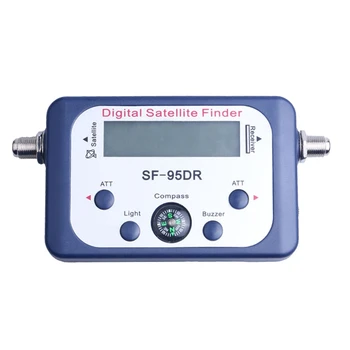 1 Комплект Цифровой Спутниковый Искатель Цифровой Измеритель SF-95DR Спутниковый Искатель Приемник Телевизионного Сигнала Спутниковый Декодер Satfinder ЖК-дисплей