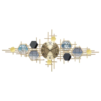 Роскошные настенные часы Nordic Light Простые современные часы для гостиной Креативное Украшение дома Настенные часы Атмосфера Настенные часы