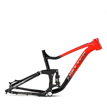 TWITTER XC Soft Tail, полная амортизация, рама для горного велосипеда Из алюминиевого сплава, двойная подвеска, рама для амортизатора, рама для велосипеда