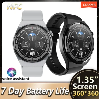 Для HUAWEI HW3 MAX Smart Watch Man NFC 7-дневный Срок службы батареи Профессиональный спортивный режим Ответа На вызов Фитнес-трекер Smartwatch 2023