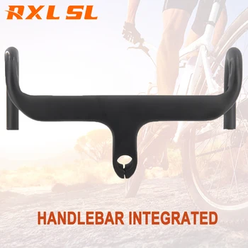 RXL SL Интегрированный Руль дорожного Велосипеда 28,6 мм из Углеродного Волокна UD Матовый 400/420/440 мм Аксессуары для Велосипедов