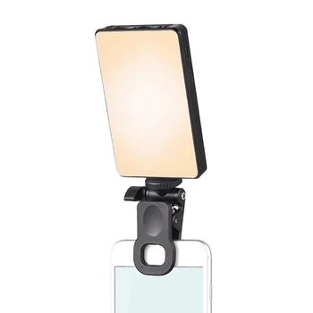 Мини-мобильный телефон со светодиодной подсветкой для селфи с регулируемой яркостью RGB, заполняющий свет для нескольких смартфонов
