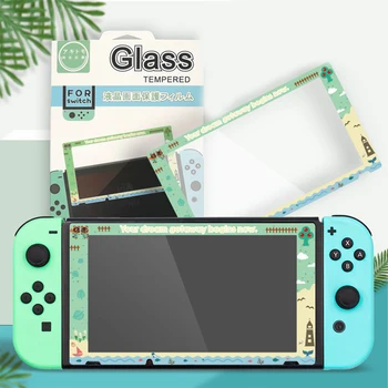 Пленка из закаленного стекла 9H HD для Nintendo Switch Animal Crossing Защитный чехол Протектор экрана для Аксессуаров Nintendo Switch
