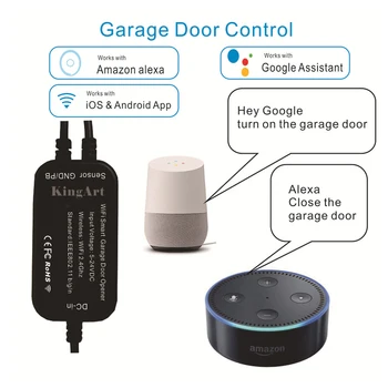 Умный WiFi пульт дистанционного управления гаражный дверной выключатель WiFi пульт дистанционного управления мобильным телефоном smart switch Работает с Alexa Google home eWeLink