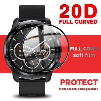 20D Защитная пленка для экрана Ticwatch Pro 3/Tic Watch Pro 2020 2021 Смарт-часы с Полным покрытием Мягкая Защитная пленка (не стекло)