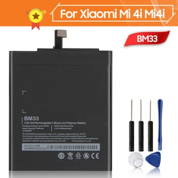 BM33 Аккумулятор для телефона Xiao mi 4i Mi4i 3120 мАч BM33 Сменный аккумулятор + инструменты