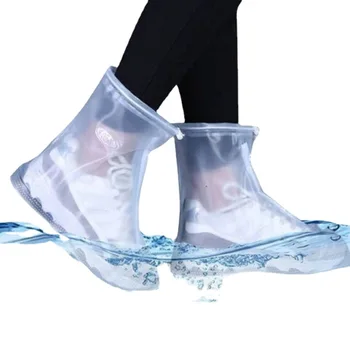 1 пара многоразовых латексных водонепроницаемых чехлов для непромокаемой обуви, устойчивые к скольжению резиновые галоши для дождевых ботинок, Аксессуары для уличной обуви для прогулок