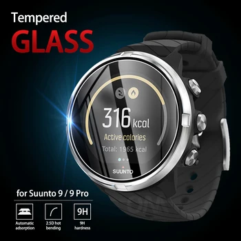 Закаленное стекло премиум-класса 9H для смарт-часов Suunto 9, защитная пленка для экрана, Аксессуары для смарт-часов Suunto 9 Pro