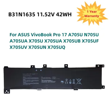B31N1635 11,52 V 42WH Аккумулятор Для Ноутбука ASUS VivoBook Pro 17 A705U N705U A705UA X705U X705UA X705UB X705UF X705UV X705UN X705UQ