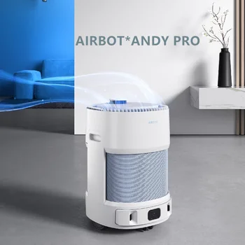 Ecovacs очиститель воздуха Andy PRO PM2.5 с Цифровым дисплеем Мобильный Робот для очистки воздуха от формальдегида 2023 новый очищенный воздух