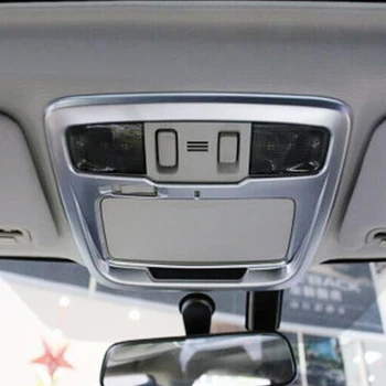 ABS Матовый для Subaru Outback 2015 2016 аксессуары Автомобильная передняя лампа для чтения, абажур, накладка на панель, наклейка, автомобильный стайлинг 1шт