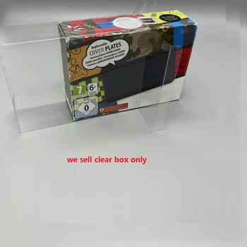 100ШТ Прозрачная Защитная коробка для новой версии 3DS EU Display Storage PET Protective Collection Box