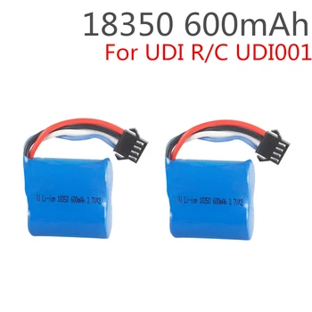 1/2 PCS7.4v (3.7v * 2)lipo Батарея 3.7v 600mAh 18350 15c Lipo Батарея для UDI001 UDI 001 RC Лодка lipo Батарея 18350