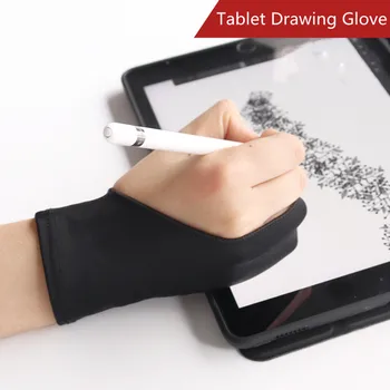 Перчатка для рисования на планшете, перчатка художника для iPad Pro, карандаш/Графический планшет/ Ручка, Емкостный сенсорный дисплей, стилус, Случайная ручка