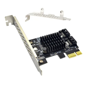 PCIE III 2 порта, слоты для карт контроллера, PCIe 1X для адаптера SATA3.0, карта расширения 6 Гбит/с для майнинга Chia