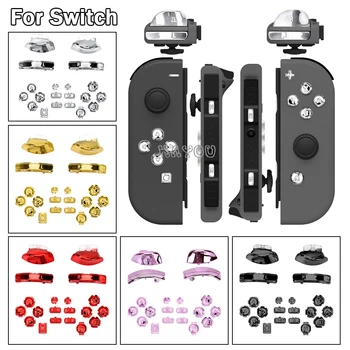 Для Nintendo Switch JoyCon ABXY Клавиши направления SR SL L R ZR ZL Триггер Полный Комплект Кнопок для Переключателя OLED Joycon Аксессуары