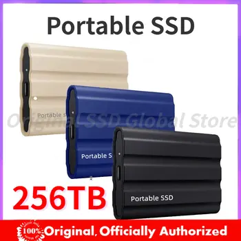 Внешний жесткий диск Портативный SSD 256 ТБ Твердотельный накопитель 2 ТБ 8 ТБ USB3.0 Жесткие Диски Устройство хранения данных Для Настольных ПК Ноутбук